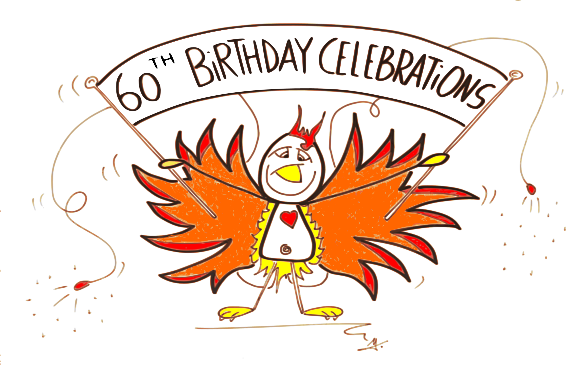 Findhorn Community 60th birthday celebrations mascot