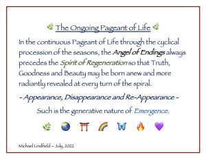Michael Lindfield Pageant of Life