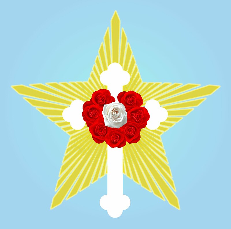 Rosicrucian Fellowship emblem (after Max Heindel, modified by Gabriel Falcon, public domain)