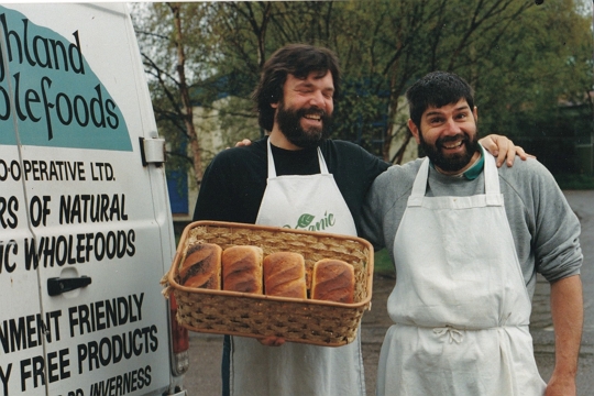 Phoenix bakery's first bread by Trevor the baker photo David Hoyle
