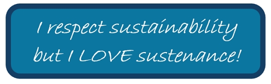 Sustainability sustenance