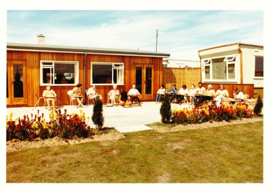 1971 Community Centre photo Findhorn Community bought by Marilyn Barry during a visit