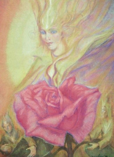 Rose Deva drawing by Brian Nobbs