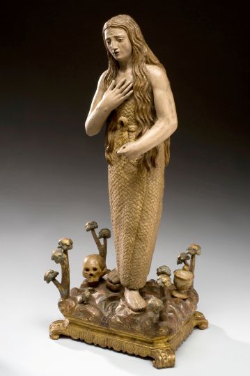 Statue of St Mary Magdalene, Spain, 1601–1750.